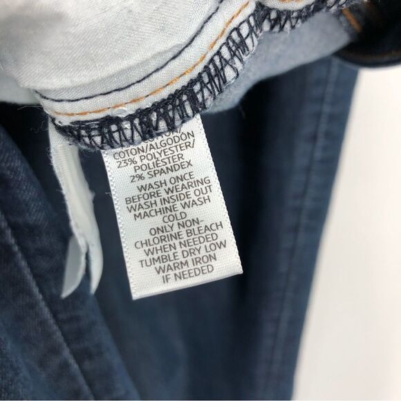 Loft Curvy Crop Jeans Dark Wash Size 12 - Picture 7 of 9